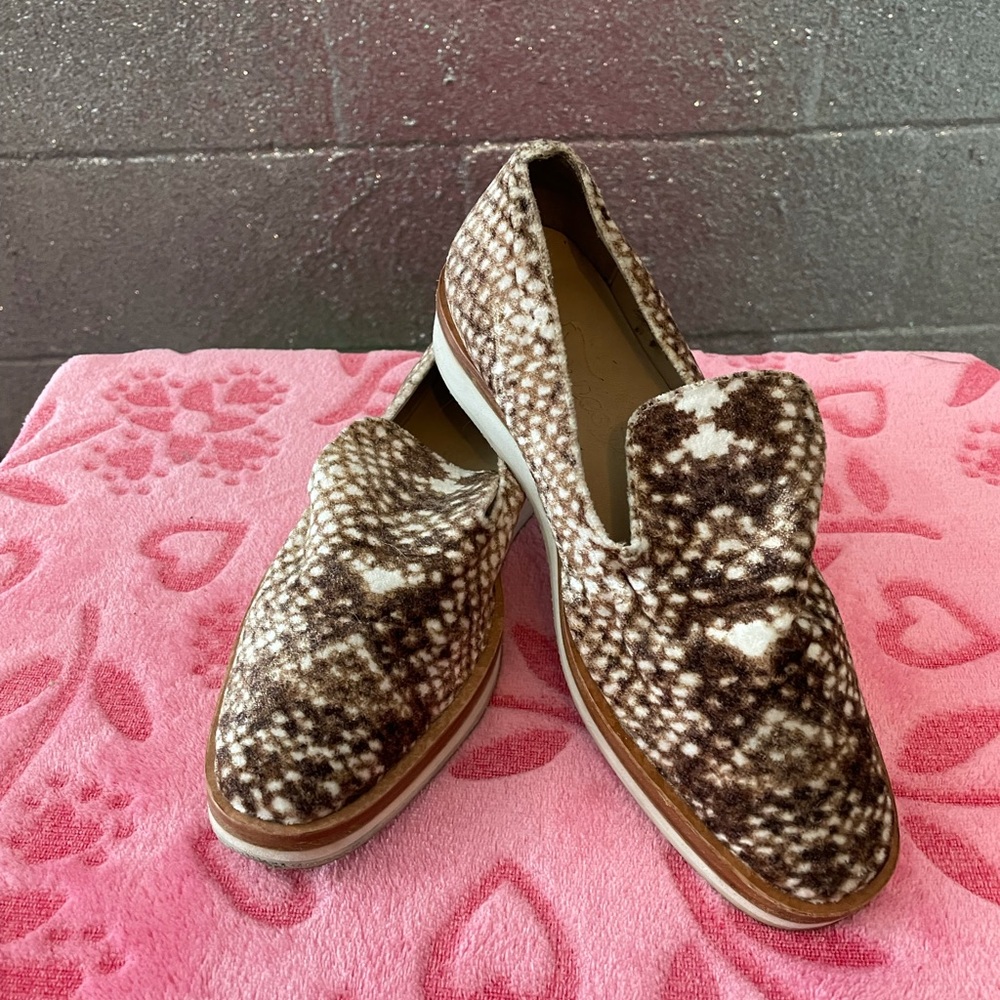 Snake print shoes